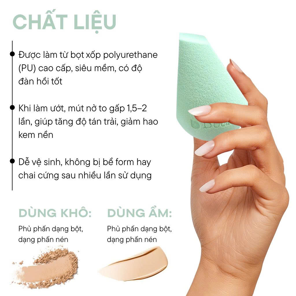 Mút Trang Điểm DUCARE Miracle Foundation Concealer Sponge DUM02